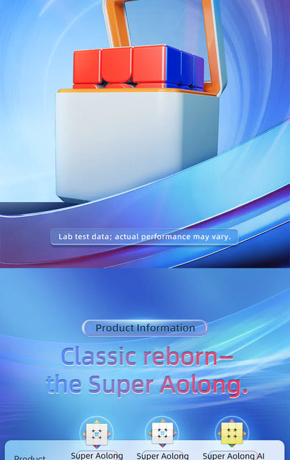 MOYU SUPER AOLONG 3x3 (20-MAGNET BALL-CORE + MAGLEV + UV)